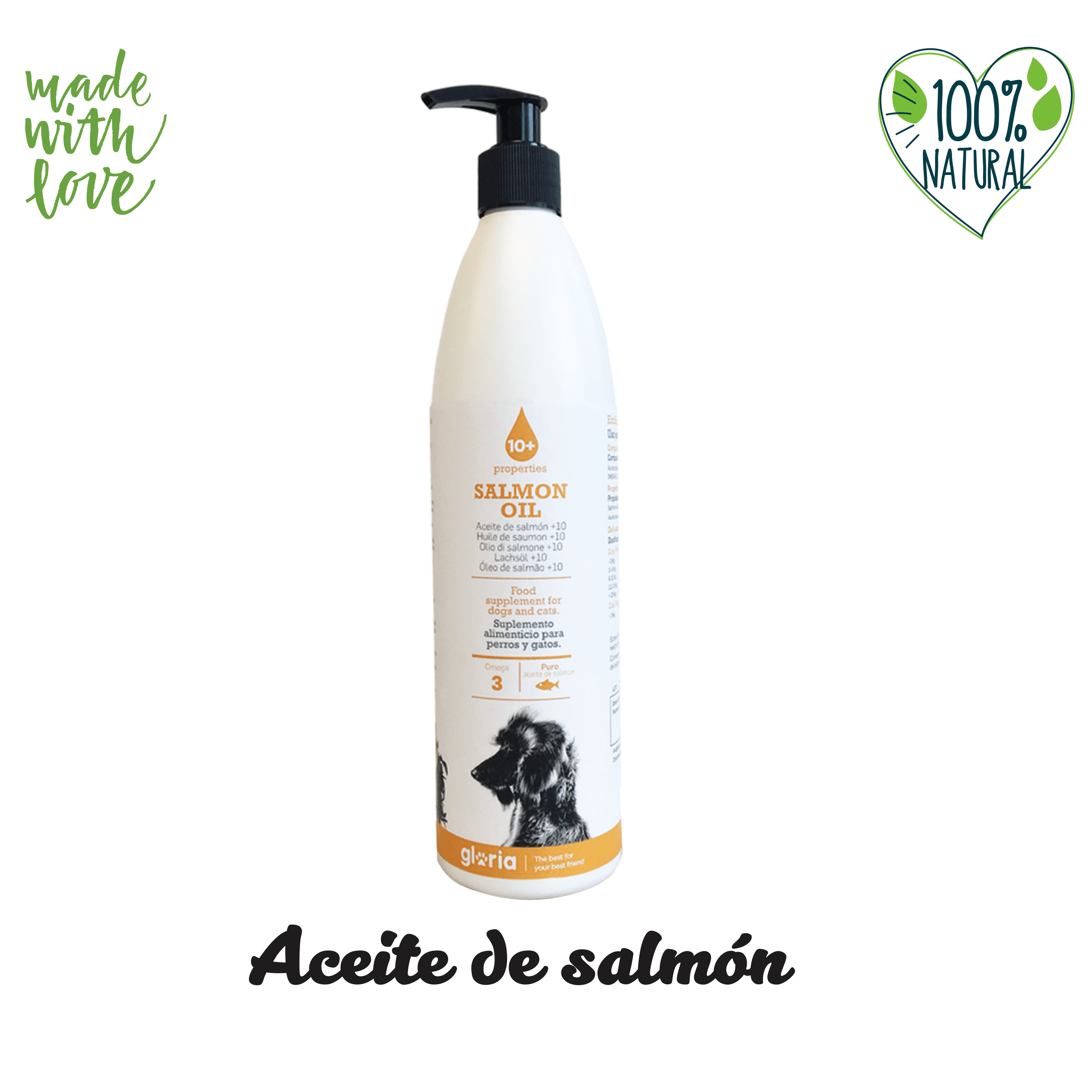 Ownat Aceite de Salmón para perros Formato 250 ml