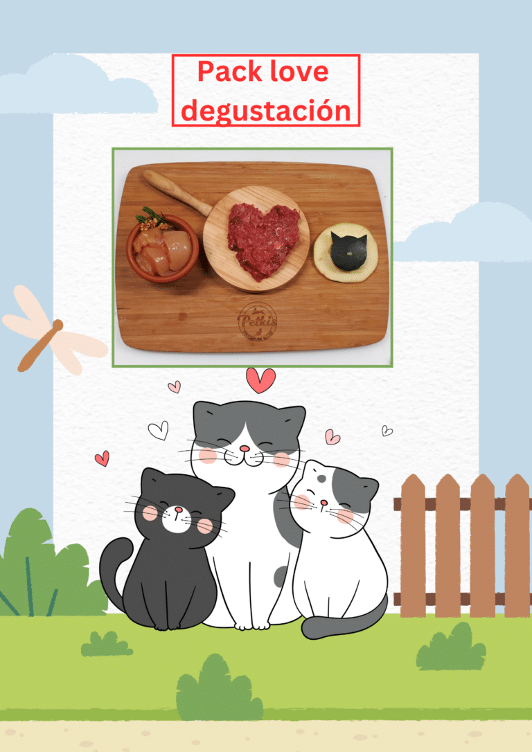 Pack love-menú BARF para gatos