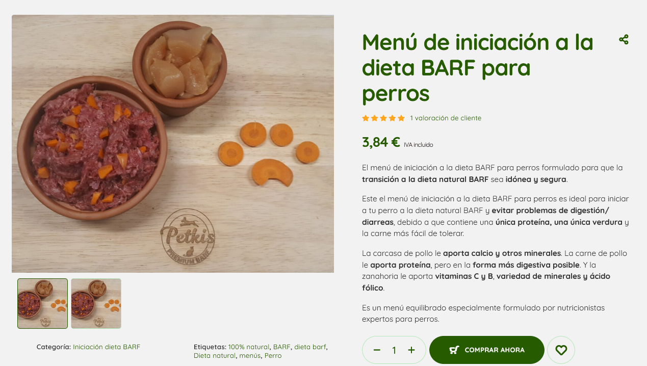Problemas de salud en perros: ¿Cómo la dieta BARF puede ayudar? 2 Problemas de salud en Perros Menu Pollo dieta Barf Petkis